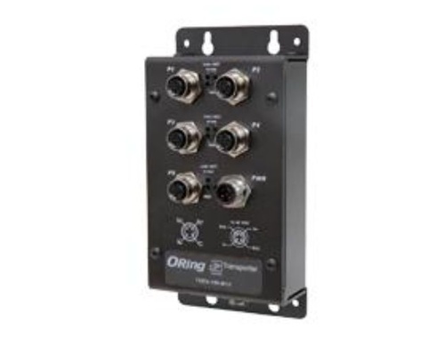 ORing TXES-150-M12 - EN50155 5-port unmanaged Ethernet switch with 5x10/100/500Base-T(X), M12 connector by ORing Industrial Networking