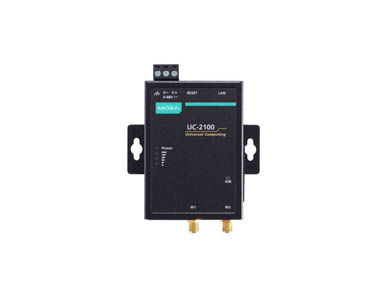 Moxa UC-2104-LX - Mini RISC-based embedded computer with 600 MHz processer, 1 LAN port, 1 mini-PCIe socket for wireless capabili by MOXA