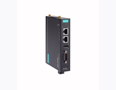 UC-3101-T-AU-LX - RISC-based LTE cat.1 computer for AU/NZ, 1 GHz CPU, 512MB RAM, 4GB eMMC, 2 Ethernet, 1 serial port, 1 USB port by MOXA