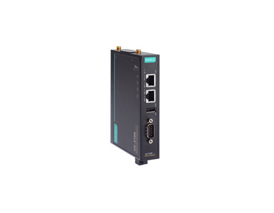 Moxa UC-3101-T-US-LX - RISC-based LTE cat.1 computer for US (AT&T), 1 GHz CPU, 512MB RAM, 4GB eMMC, 2 Ethernet, 1 serial port, 1 by MOXA