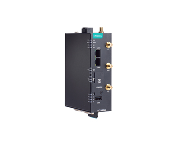 Moxa UC-3430A-T-LTE-WiFi - Arm Cortex-A53 quad-core 1.4 GHz Industrial Computer with 2 serial, 2 ethernet, LTE and WIFI built-in by MOXA