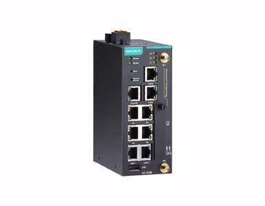 Moxa UC-5112-LX - Arm-based Industrial computing platform with Cortex-A8 1 GHz CPU, 4 serial ports, 2 Ethernet ports, SD socket by MOXA