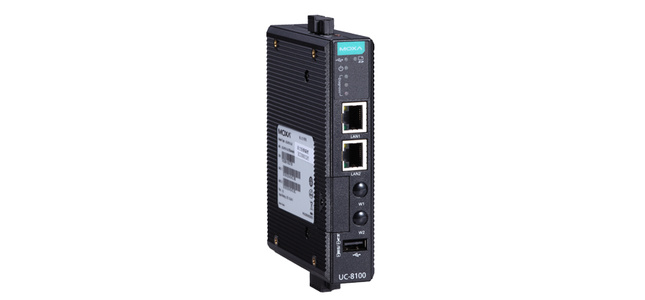 Moxa UC-8162-T-LX - Wide temperature RISC-based communication-centric computing platform with 600 MHz CPU, Mini PCIe socket for by MOXA