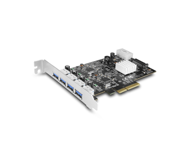 UGT-470-2C - Dual Chip 4-Port Dedicated 10Gbps USB 3.1 Gen 2 PCIe Host Card by Vantec