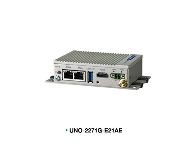 UNO-2271G-E021AE - Intel Atom Pocket-Size Smart Factory Edge Gateway with 2 x GbE, 1 x mPCIe, HDMI, eMMC by Advantech/ B+B Smartworx
