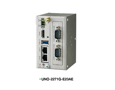 UNO-2271G-E023AE - Intel Atom Pocket-Size Smart Factory Edge Gateway with 2 x GbE, 1 x mPCIe, HDMI, eMMC by Advantech/ B+B Smartworx