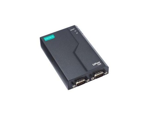 UPort 1250-G2-T - USB to 2-port RS-232/422/485 serial converter,-40 to 75°C (-40 to 167°F) by MOXA