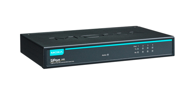 UPort 1450 - 4 Port USB-to-Serial Hub, RS-232/422/485 by MOXA