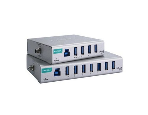 UPort 204A - 4-port general purpose USB 3.2 hubs, adaptor included, 0 to 60°C operating temperature by MOXA