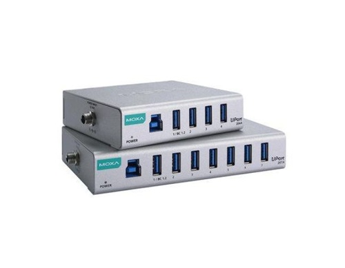 Moxa UPort 207A - 7-port general purpose USB 3.2 hubs, adaptor included, 0 to 60°C operating temperature by MOXA