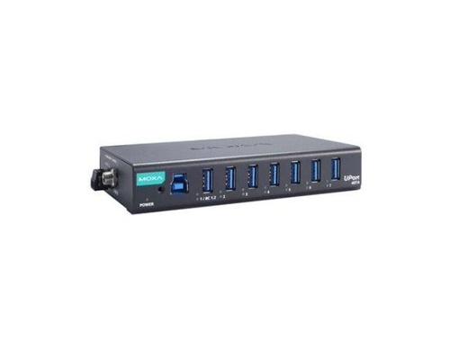 UPort 407A - 7-port industrial-grade USB 3.2 hubs, 0 to 60C operating temperature by MOXA