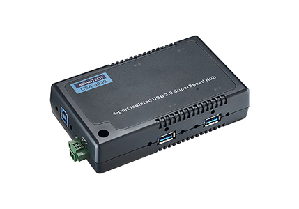 USB-4630-AE - 4-Port SuperSpeed Isolated USB 3.0 Hub by Advantech/ B+B Smartworx