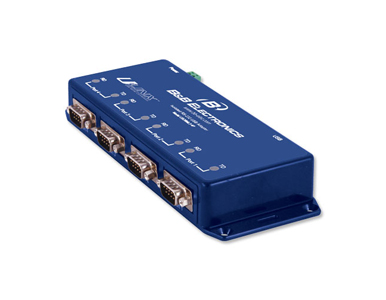 USO9ML2-4P - USB to Isolated Serial 4 Port RS-232 w/ DB9M by Advantech/ B+B Smartworx