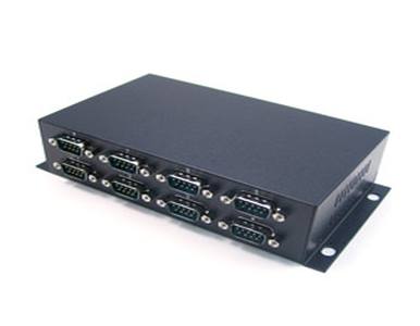 Antaira UTS-408A - Industrial 8-Port RS-232 to USB 2.0 High Speed Converter by ANTAIRA