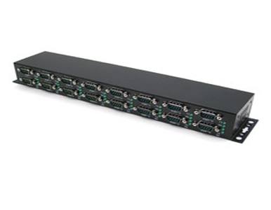 Antaira UTS-416AK - Industrial 16-Port RS-232 to USB 2.0 High Speed Converter with Locking Feature by ANTAIRA