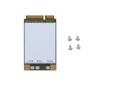 Moxa V2403 LTE-EU mini card - Sierra Wireless MC7304 LTE mini card x 1, heat sink x 1, black screw x 4, silver screw x 1 by MOXA