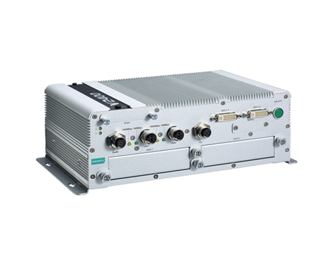 Moxa V2426A-C7 -  (CTO model) x86 embedded computer with Intel Core i7-3517UE, 2 DVI-Is, 2 LANs, 4 serial ports, 6 DIs, 2 DOs, 3 by MOXA