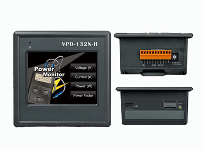 VPD-132N-H - 3.5' Touch HMI Device with RS 232/ 485, USB and Real Time Clock, support XV Board by ICP DAS
