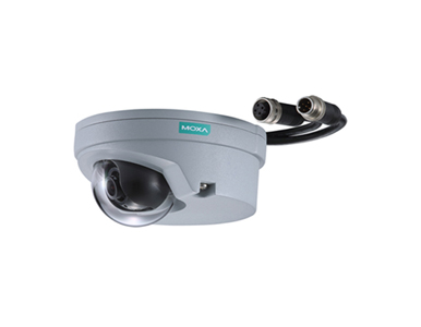 Moxa VPort P06-2L36M - EN50155,FHD,H.264/MJPEG IP camera,M12 connector,1 audio input,PoE , 3.6mm Lens, -25 to 55 Degree C by MOXA
