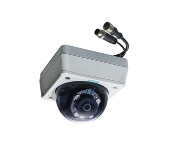 VPort P16-1MP-M12-IR-CAM80 - EN50155, HD image, fixed-dome IP camera, PoE, M12 connector, -25 to 55 Degree C by MOXA