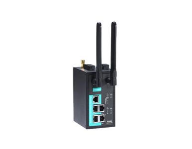 WDR-3124A-EU-T - 802.11a/b/g/n HSPA 4-Port Wireless Router, RJ45/RP-SMA, EU band, -30 to 70  Degree C by MOXA
