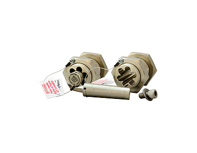 Patton WGF-461 - Waveguide Filter with removable plug for pre-terminated fibers, 44.2GHz Cutoff, 6 bores, includes (2) WGN-6 wav by PATTON