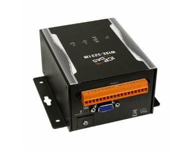 ICP DAS WISE-5231M - IIoT Edge Controller (Metal Case).  Has a VGA port for connecting to a display. Supports up to one I/O expa by ICP DAS