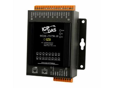 ICP DAS WISE-7517M-10 - 10/20-channels AI and 2-port Ethernet Switch by ICP DAS