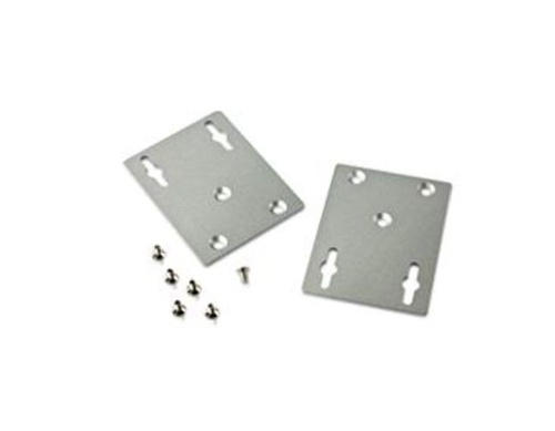 WK-UP400A-BOT-BK - Bottom-panel wall-mounting kit for the UPort 400A Series, 43 x 30 x 2 mm (1.69 x 1.18 x 0.08 in), with 2 plat by MOXA