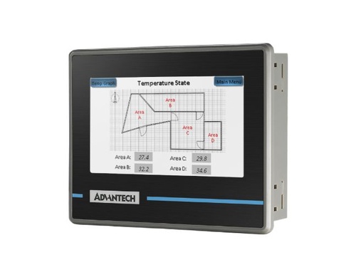 Advantech WOP-204K-NAE - [RTOS] 4.3' WQVGA Operator Panel Installed with HMINavi Software by Advantech