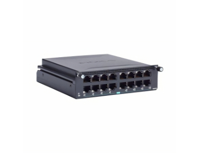 Moxa XM-4000-16QGTX - 2.5 Gigabit Ethernet module with 16 1000/2500BaseT(X) ports by MOXA