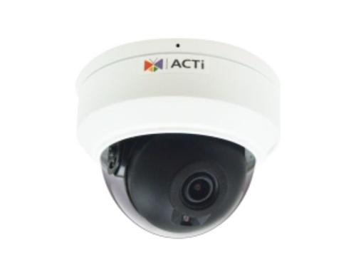 ACTI Z714 - 8MP Outdoor Mini Dome with D/N, Adaptive IR, Superior WDR, SLLS, Fixed Lens by ACTi