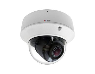 ACTI Z810 - 8MP Outdoor Zoom Dome with D/N, Adaptive IR, Superior WDR, SLLS, 4.3x Zoom Lens by ACTi