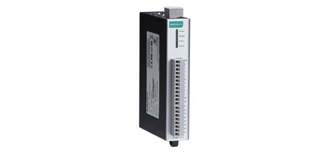 ioLogik E1211-T - Remote Ethernet I/O, 16DO, 2-port Switch, -40 to 75  Degree C by MOXA