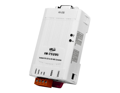 ICP DAS tM-7520U - ICP DAS Isolated RS-232 to RS-485 Converter by ICP DAS